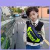 Stylish Korean Boys Chest Bag Modern Trendy Street Dance Crossbody Backpack For Kids