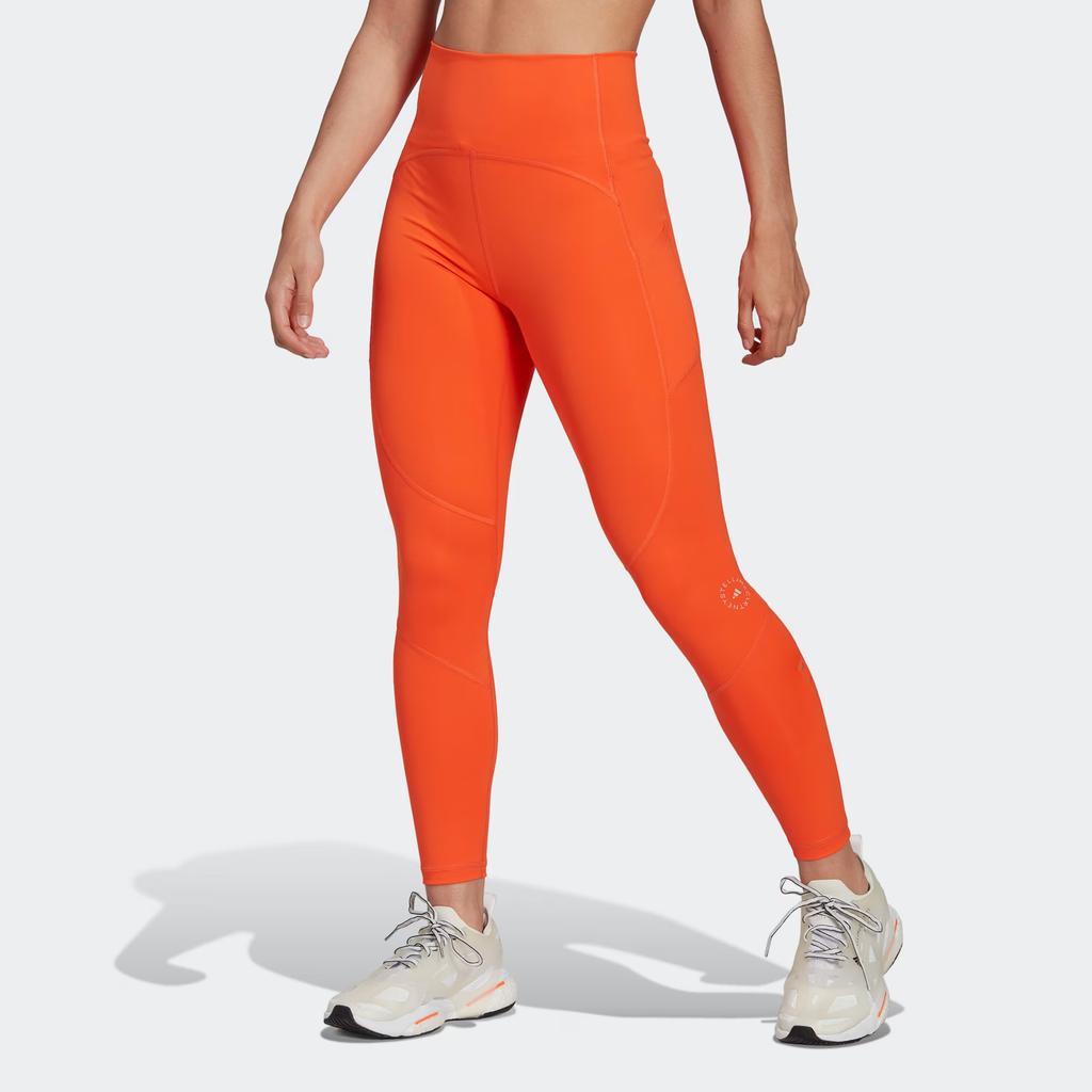 Adidas Yoga Pants Women's Orange Moderate HI6149