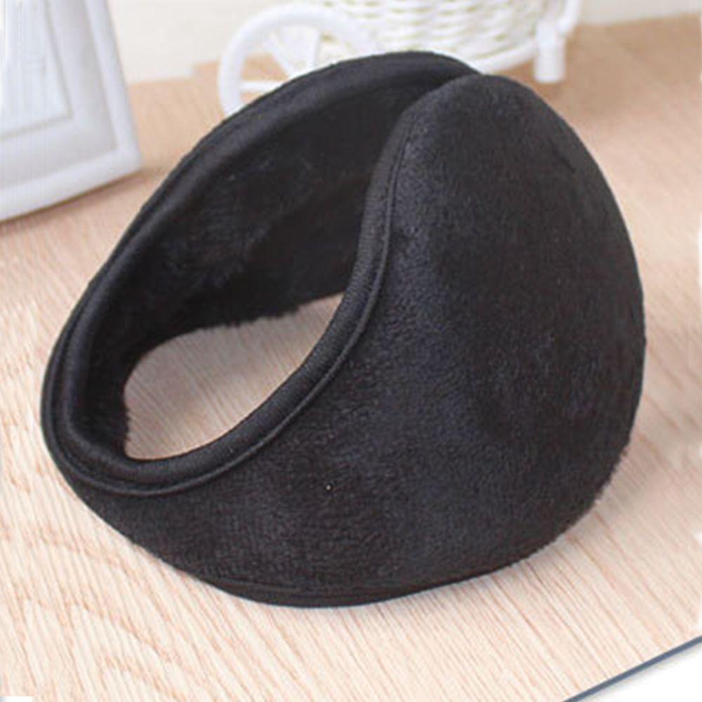 Muff Gift Warmer Band Men Ear Lap Black Wrap Fleece Earmuff