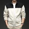 Autumn Winter Fleece Hoodies Long Sleeved Double-Sided Warm Comfortable Patchwork Cardigan Hoodie Jacket