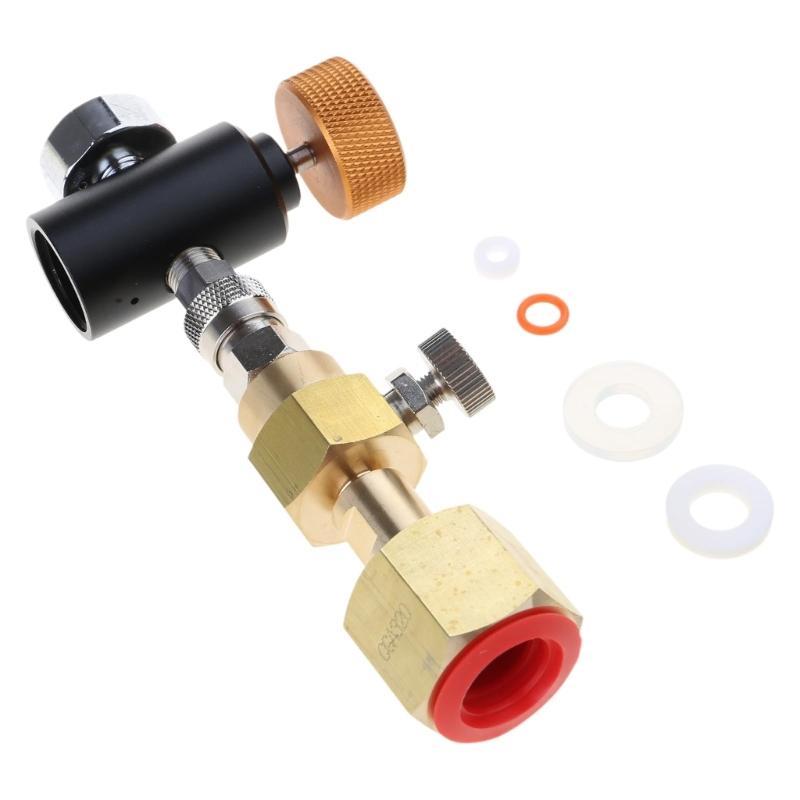 Corrosion Resistant Sodas Maker Coupler Easy Installation Adapter Copper Texture Suitable for Home or Restaurant Use