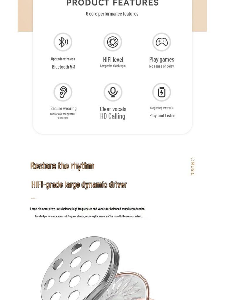 New Over-Ear Wireless Bluetooth Noise Cancelling Headphones for Universal Use