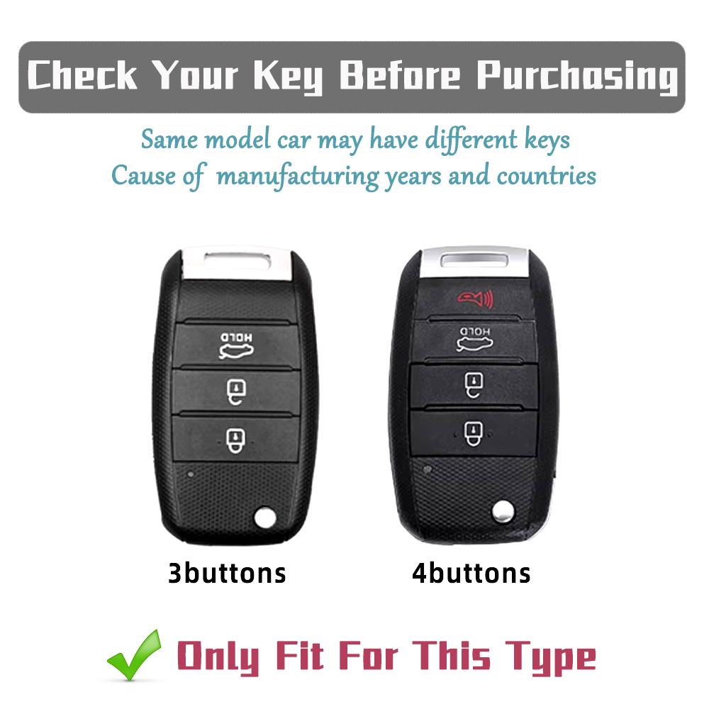 TPU Car Key Case for KIA RIO 3 K2 K3 K4 K5 Sportage Picanto Optima Soul Ceed Sorento Forte Stinger 3/4 Buttons Cerato Key Cover
