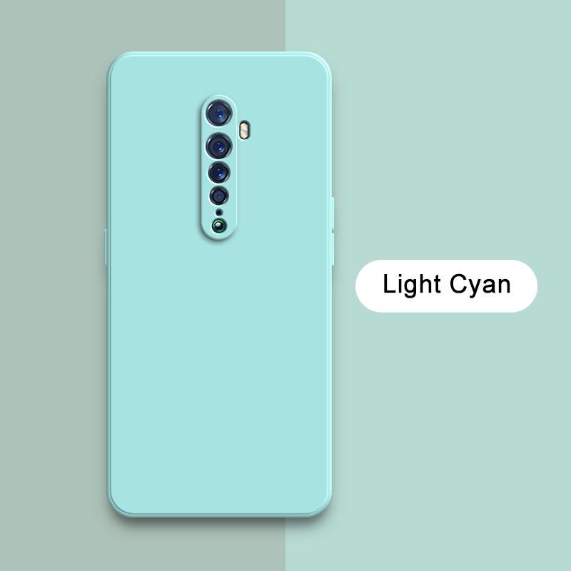 Square Liquid Silicone Case for OPPO Reno Ace 2 Reno2 2Z 2F Z F Ace2 Lens Protective Shockproof Soft Phone Cover RenoAce Reno2Z