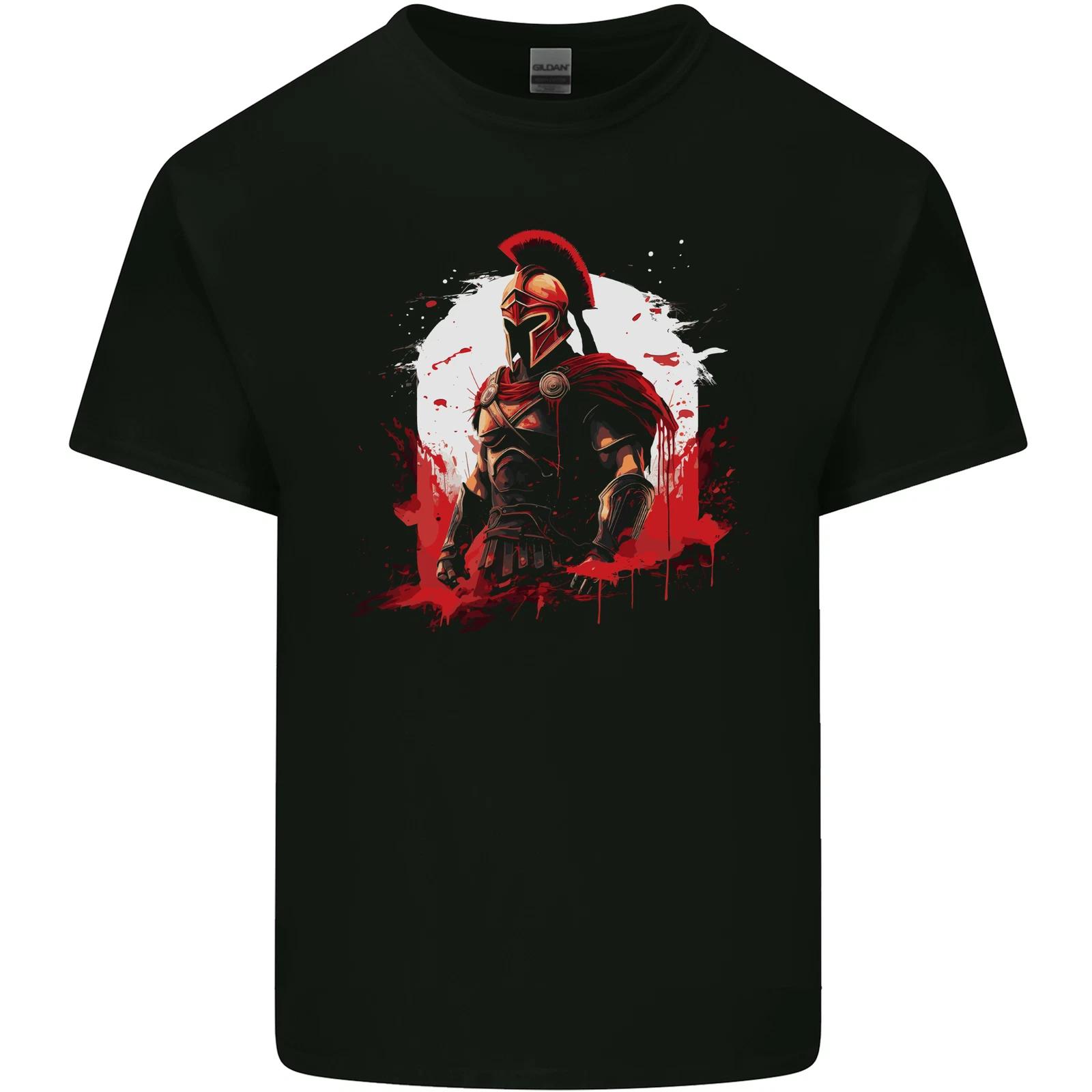 Roman Warrior Gym Training Top Bodybuilding Kids T-Shirt Childrens 4XL