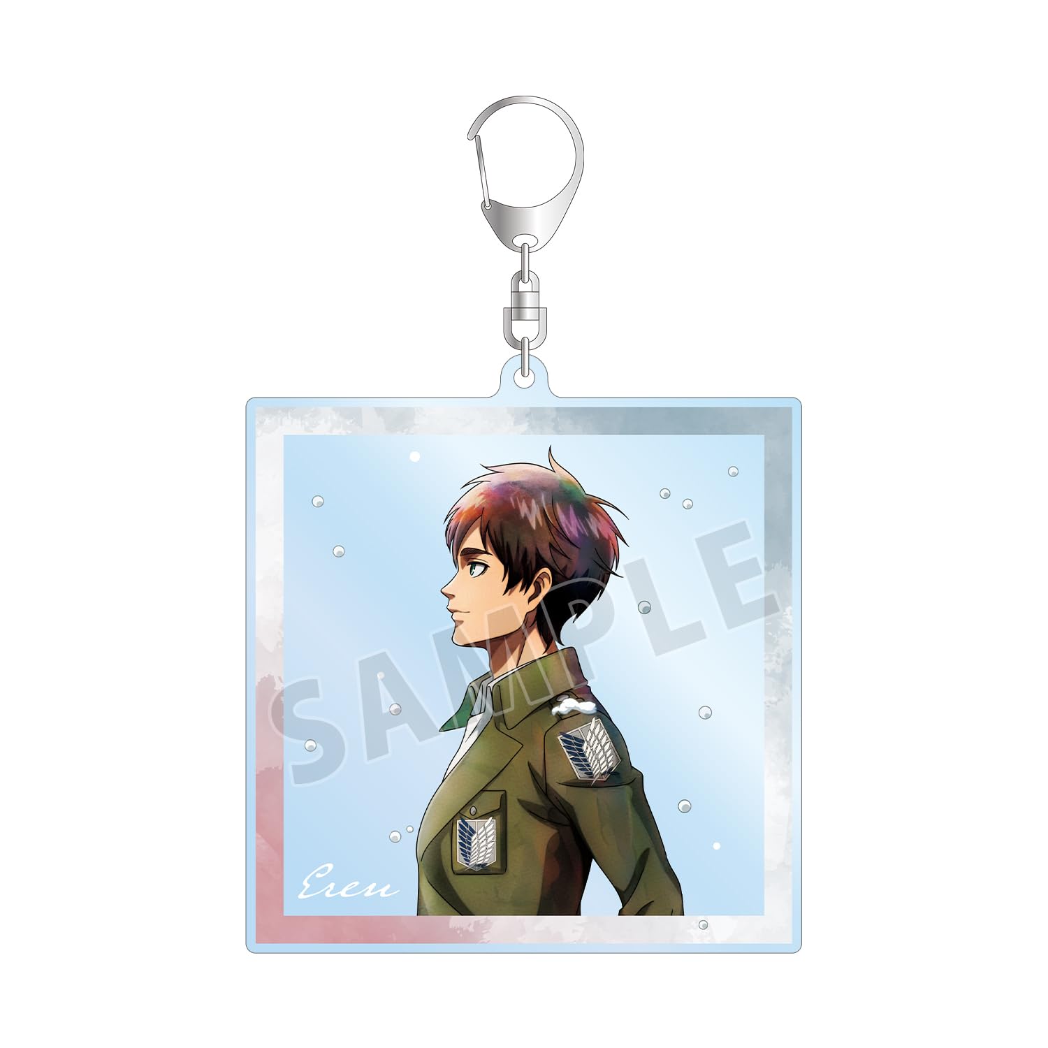 Attack on Titan Original Illustration Eren Winter Walk Big Acrylic Keychain ver.