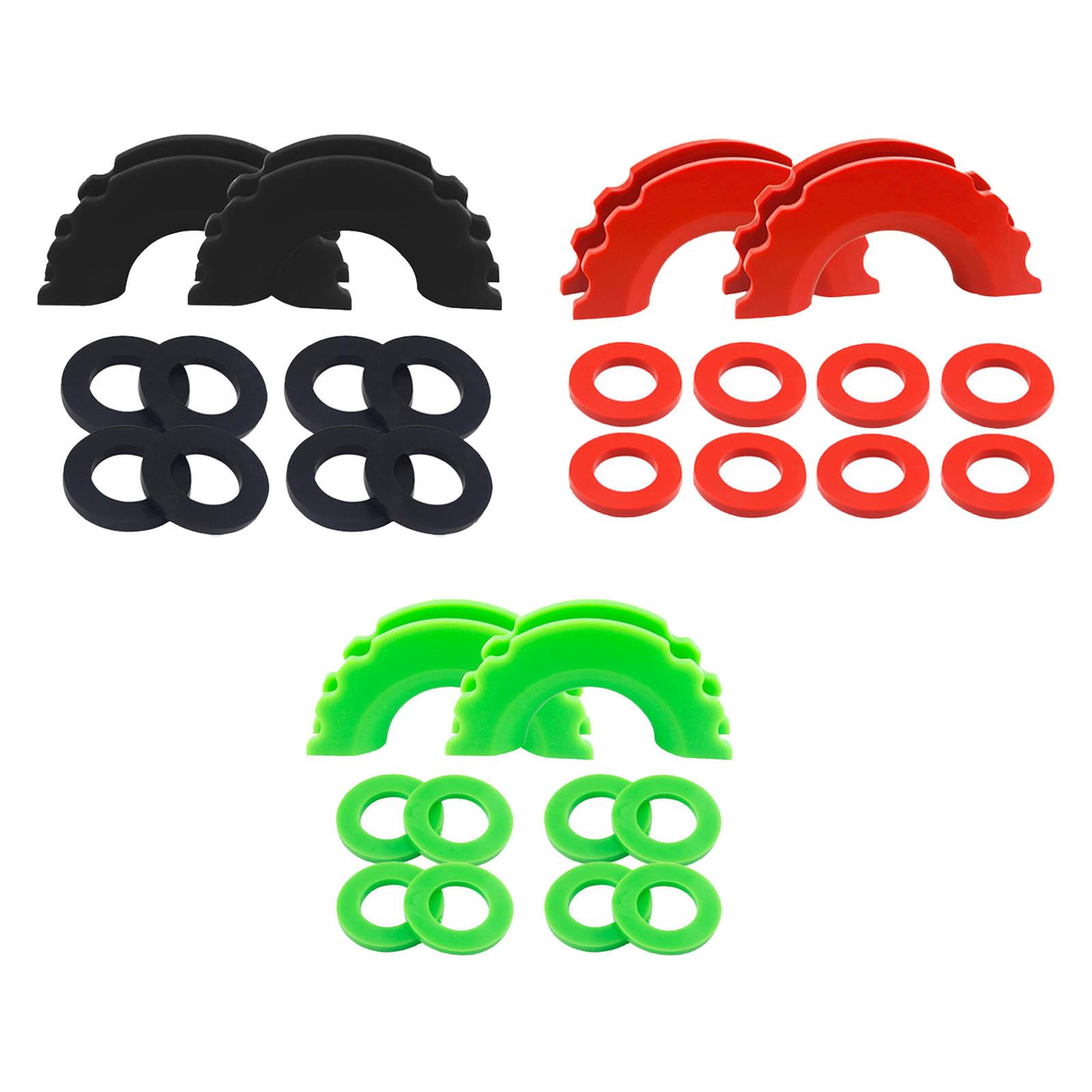 

D Ring Shackle Isolator High Performance Practical Thick Upgrade Easy Cleaning with Washers for Auto Truck Spare Parts красный