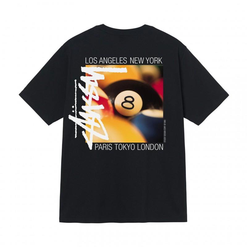 Mens Loose Fit Short Sleeve T-Shirt 270g Heavyweight Cotton Tee Casual Top In Navy Khaki Black White
