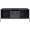 Vidaxl Stolik Kawowy, Antracyt, 101,5X50X43,5 Cm, Stal