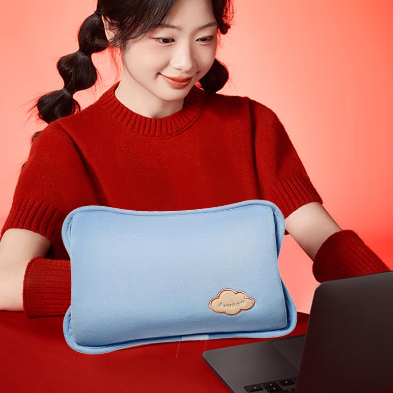 Rainbow Plush Electric Hand Warmer