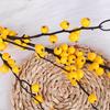 Foam fruit decorative holly fruit ornament berry branches, pastoral modern simulated sea buckthorn fruit