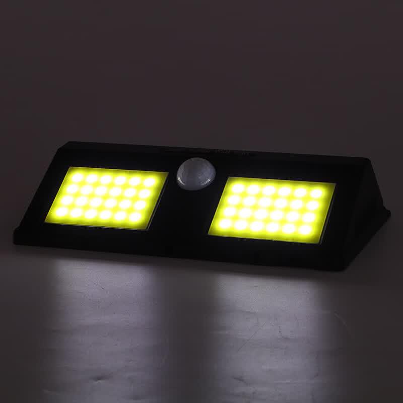 Lishi 40 LED Solar Motion Sensor Outdoor Wall Light
