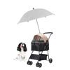 Flowbloo Pet Cart Umbrella, Stroller Sunshade, Dog Cart, Gray, 75cm Diameter