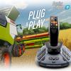 SimTask FarmStick farming simulation joystick with programmable buttons for PC Thrustmaster - High-precision