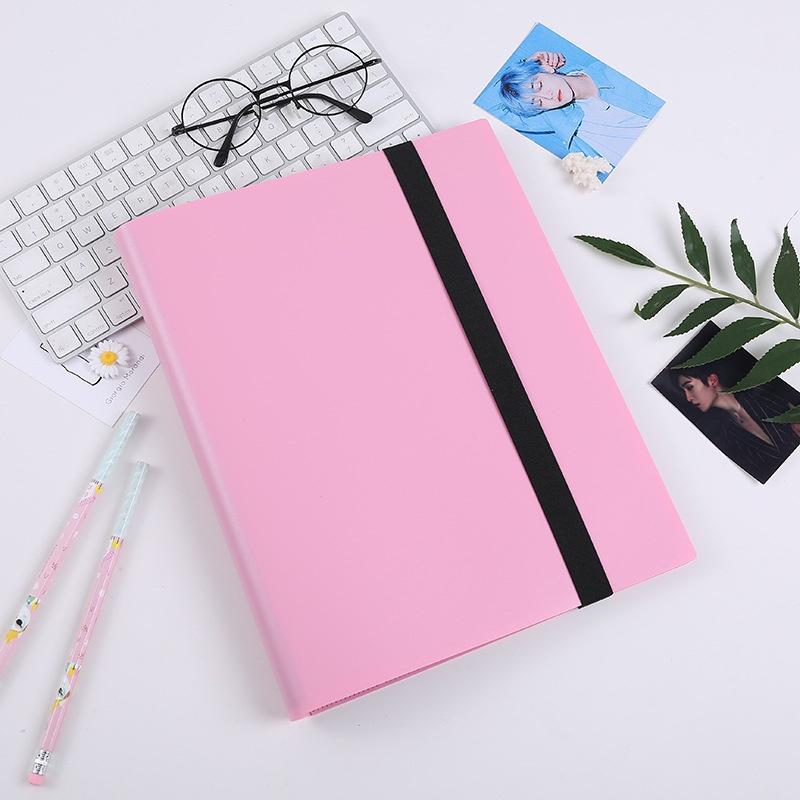 

Большой карманный держатель для карт емкостью 160 360 480, переплеты, альбомы для CCG MTG Magic Yugioh, настольная игра, открытка, карты Polaroid, книжный рукав 480pcs розовый