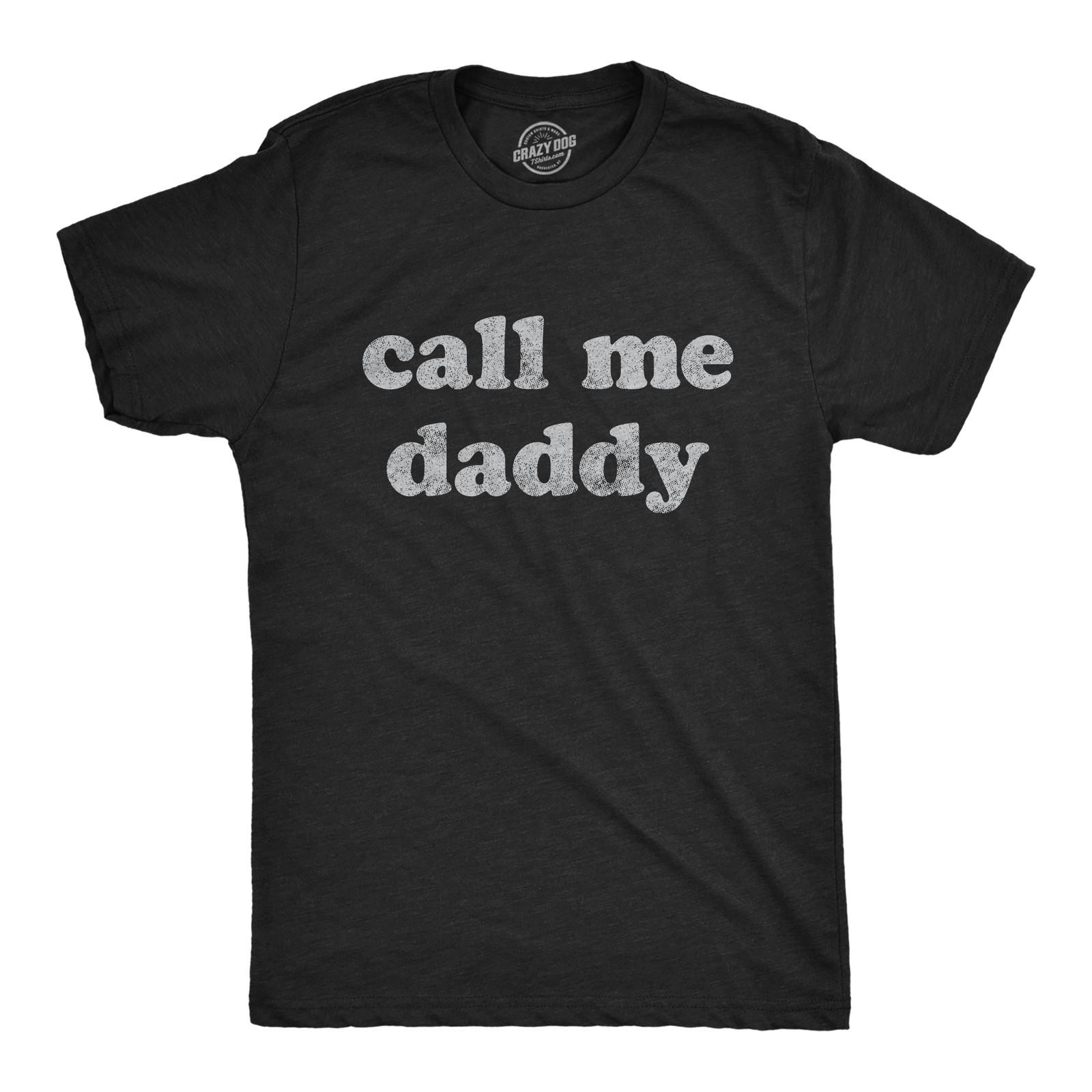Мужская футболка с надписью Call Me Daddy, забавная футболка-новинка с графикой ко Дню отца XXXL