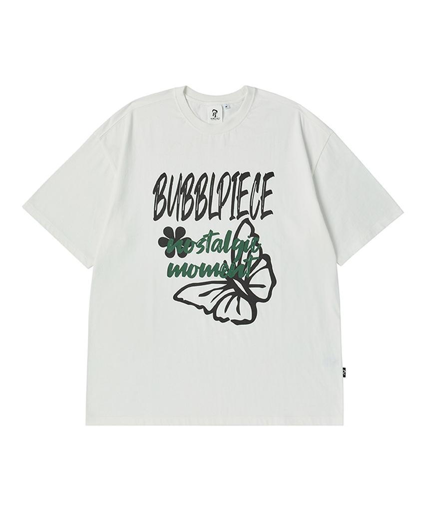 Beobeulpiseu Butterfly Pigment T-Shirt_White