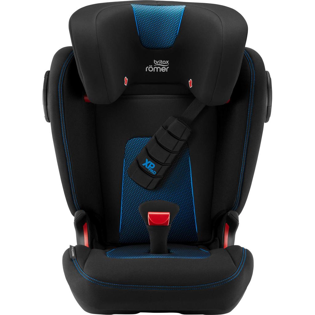 Britaxromer Kompatibel mit ISOFIX und Sicherheitsgurtfixierung KIDFIX III S Cool Flow Blue Ab 4 Jahren BRX33071 (mit Garantie)