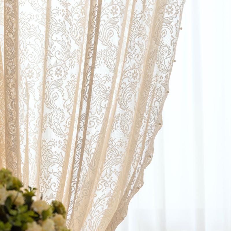 Weiße transparente Spitzengardinen & Hochzeitsvorhänge - Kostenloser Versand