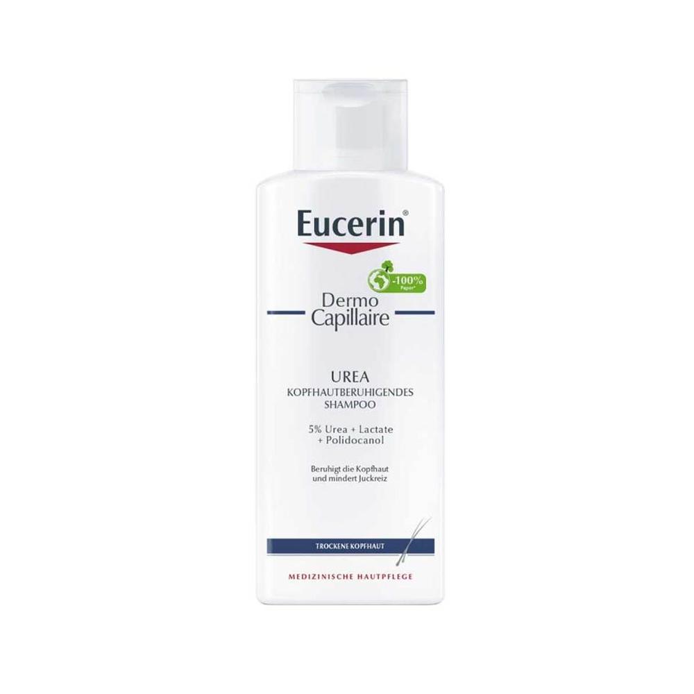 Eucerin Dermocapiller Shampoo Lenitivo per Cuoio Capelluto con Urea 250Ml