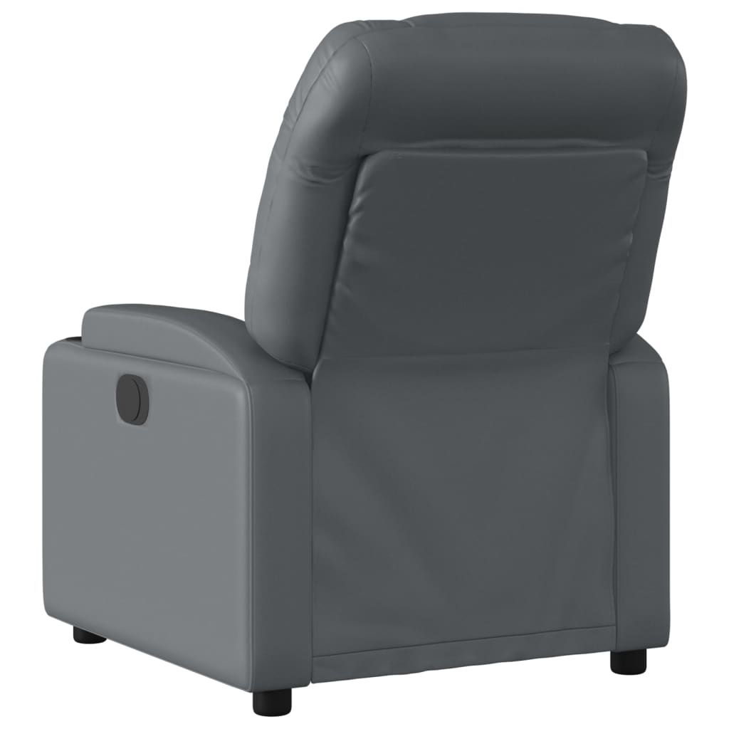 Relax Massage Chair by Grey Faux Leather