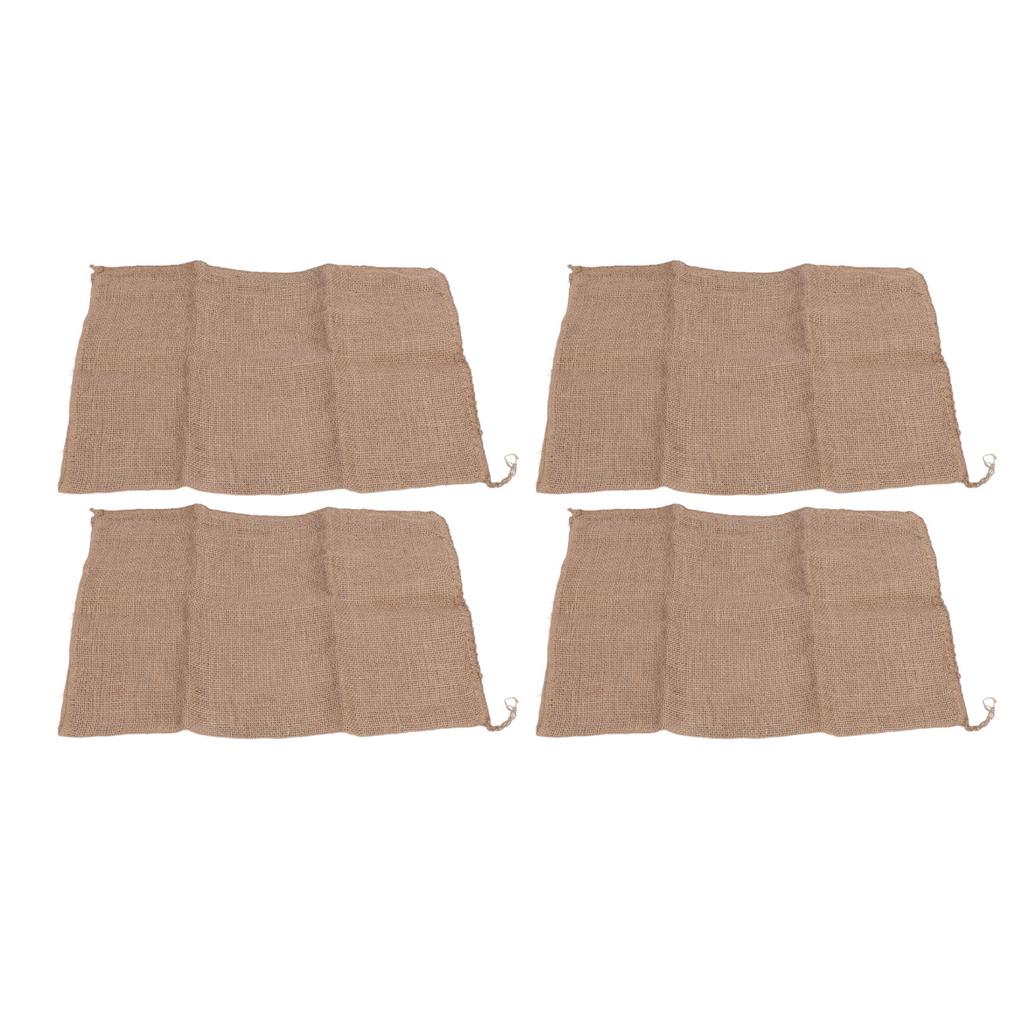 4 ks Jutové pytle na brambory Opakovaně použitelné pytle na závod v pytli pro děti Venkovní hry na hřišti