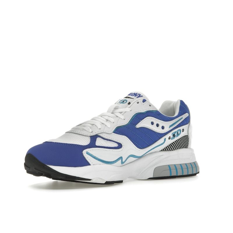 Saucony Shadow Original Unisex White Navy Low Top Lifestyle Sneakers S70646-2