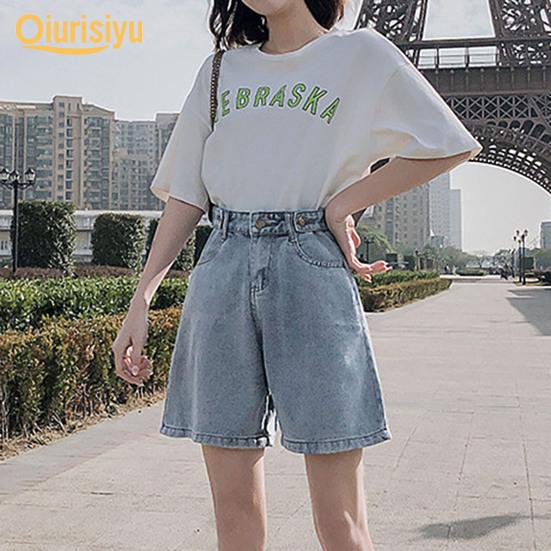 Buy High Waist Button Women Wide Leg 