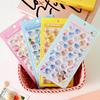 Chiikawa 3D Crystal Stickers Usagi Stereoscopic Adhesive Decal Glitter Transparent Sticker Diy Scrapbook Laptop Phone Decorative