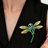 Green Enamel Dragonfly Brooch for Women Flying Animal Fashion Clothing Pins Enamel Pins for Clothes Women Clothing Accessories