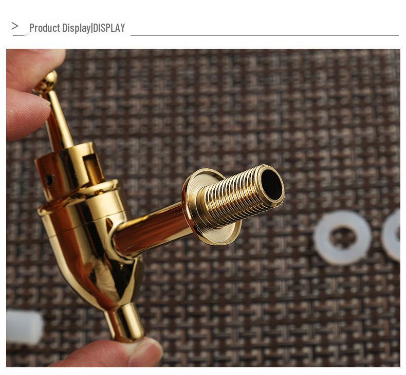 304 Stainless Steel Alcohol Infusion Faucet for Bottles, Barrels, Cans, Jars, and Pots.