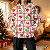 Women's Casual Christmas Print Pullover Hoodie with and Pockets