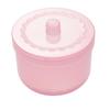 Professional Plastic Nail Art Drill Bits Sterilizer Pink with Lid Nail Art Disinfection Box Manicure Storage Case Manicure Tools