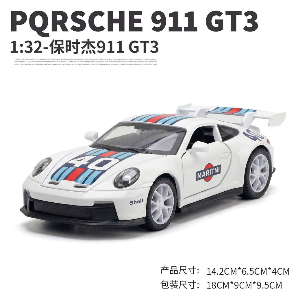 1:32 Porsche 911 Targa GT3 Convertible Roadster Alloy Metal Diecast Model Car Home Trendy Ornaments Computer Desktop Decorations
