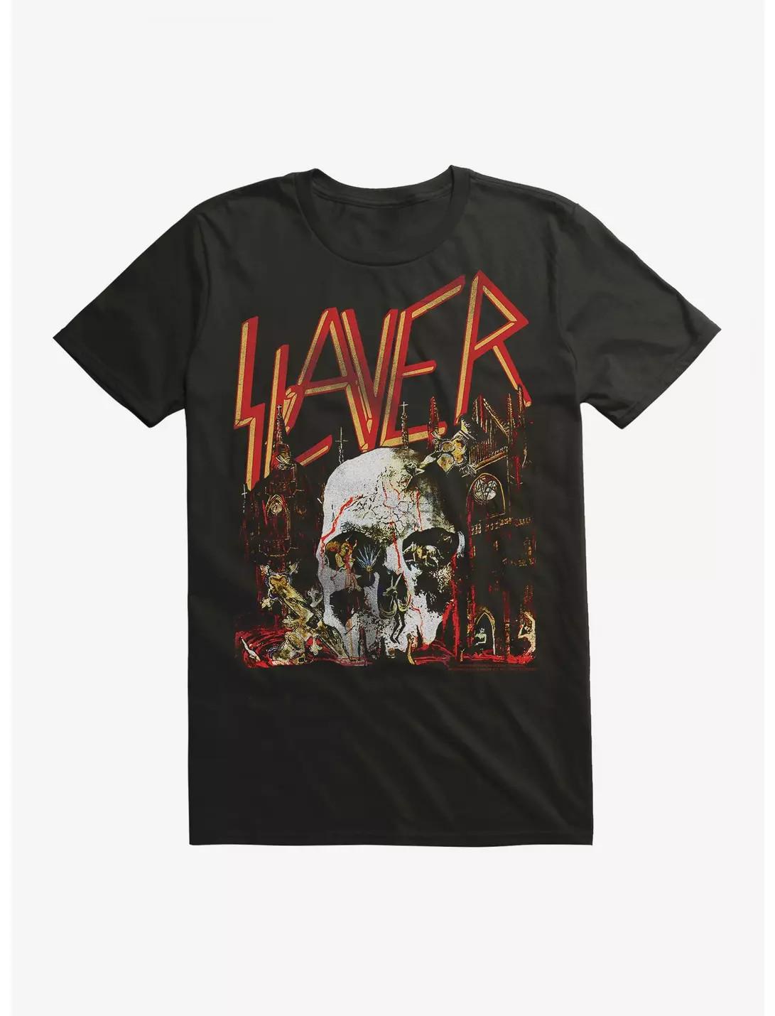 Slayer South Of Heaven Logo Extra Soft T-Shirt XL