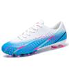 Unisex Football Boots Men's High -top Elastic Socks Mouth Leather Art Lawn Long Nail Football Shoes Children Big Size Football Boots