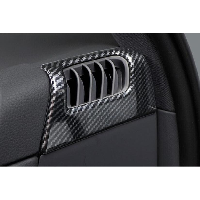 ABS Carbon Fiber L&R AC Air Outlet Vent Cover Trim For Porsche Cayenne 2018-2023