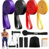 Fitnessbänder Resistance Bands Set, Widerstandsbänder Mit Türanker, Griffen, Tragetasche, Klimmzug Bänder Für Stretching/Yoga/Klimmzüge/Krafttraining