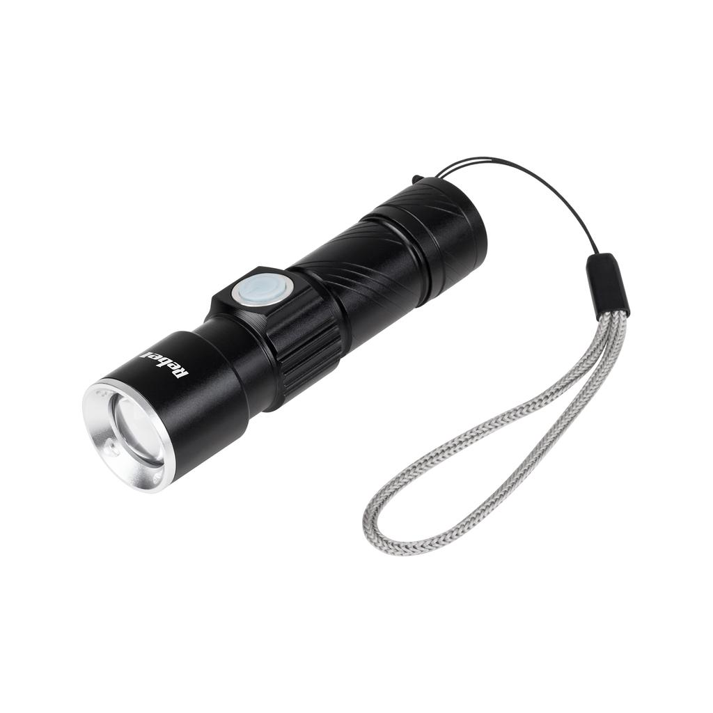 3W LED-Taschenlampe, 80 m Reichweite, 350mAh Akku, 120lm, Aluminium