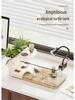 Turtle & Small Reptile Breeding Tank with Sunning Platform - Ecological Desktop Landscaping for Living Room