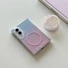 Custodia Magnetica per Telefono Colore Gradiente Coreano Per Samsung Galaxy Z Fold 8 Z Fold8 Cover con Supporto Stand Grip Magsafe Custodie Carine