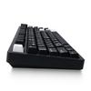 XVX "Minimalist Black" Keyboard Keycaps: Japanese, Korean, and Russian Engraved Opaque Black/White PBT.