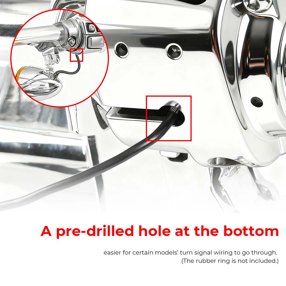 1Pair Handlebar Control Switch Housings Cover Button Caps Chrome Kit Motorcycle For Harley Sportster Forty-Eight XL1200X 2014-22