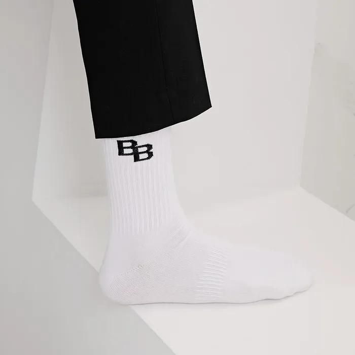 [Banana Brothers] BB Logo Ribbed Socks_2 Colors