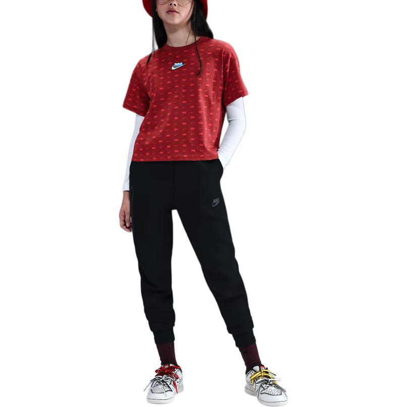 Nike Lego Collaboration T-Shirt Collection Short Loose Casual Short Sleeve Kids Tops IB4463-689