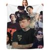 Noah Sebastian Photo COLLAGE Throw Blanket Fuzzy Plush Throw Blanket for Sofa Chair