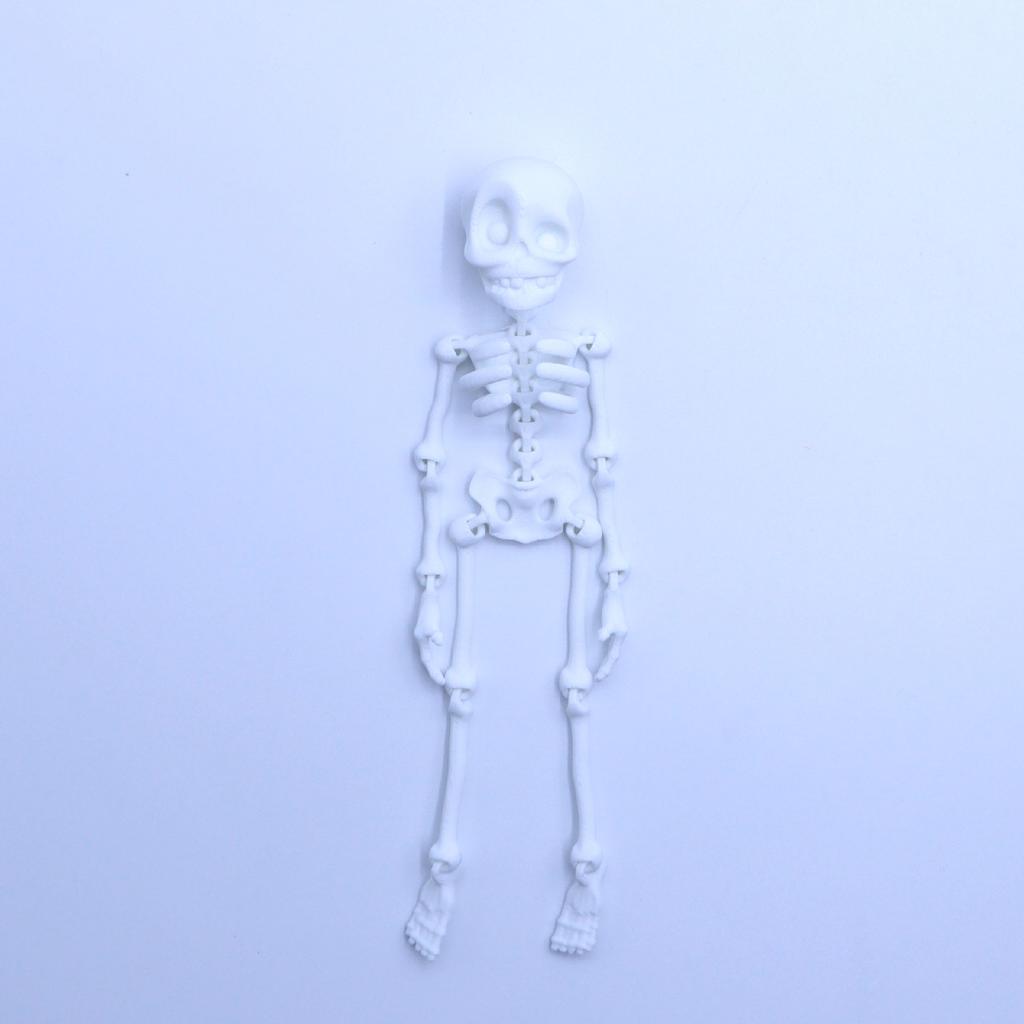 3D Printed Movable Joint Skeleton Figurines Flexible High Human Bone Miniature Creative Fun Decoration Halloween Gifts