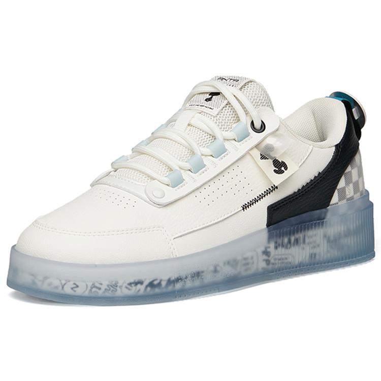 Anta X Snoopy Skateboarding Shoes 'White Black Blue' 912148030-3
