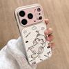 Applicable to Apple 17 cartoon play cat mobile phone case iPhone15promax all-inclusive 16 Pro fresh leather pattern