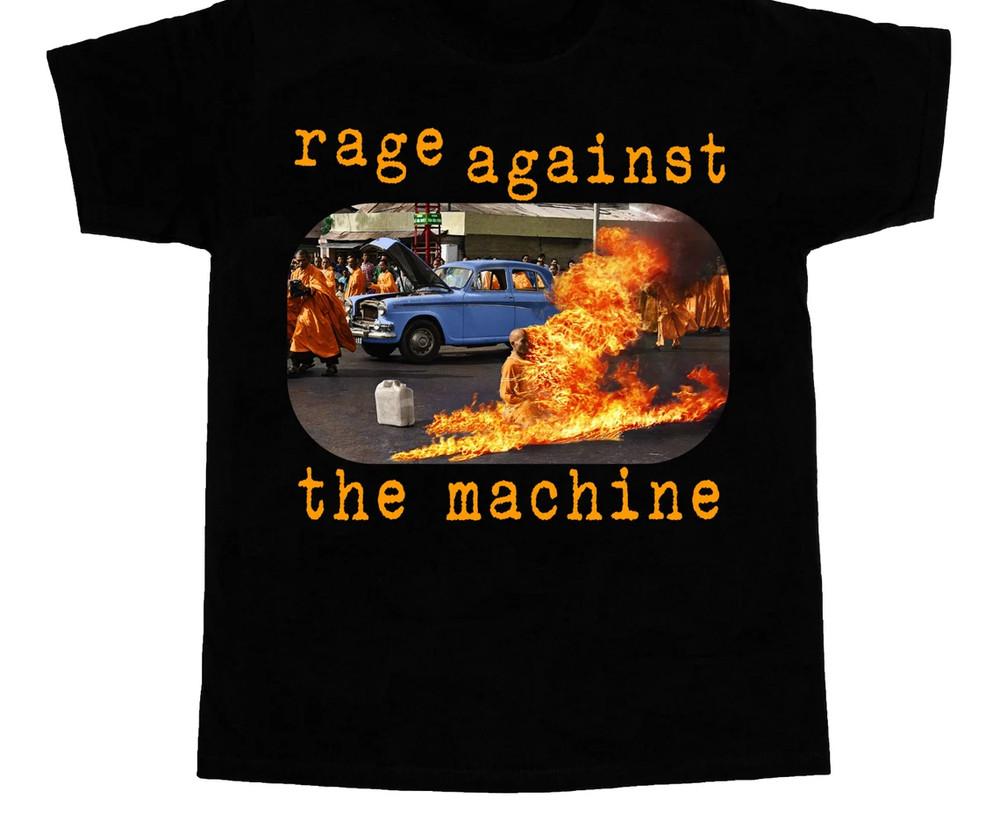 

Rage Against The Machine Band Cotton Black Full Size Unisex Shirt TT110 Unisex T-Shirt XXL